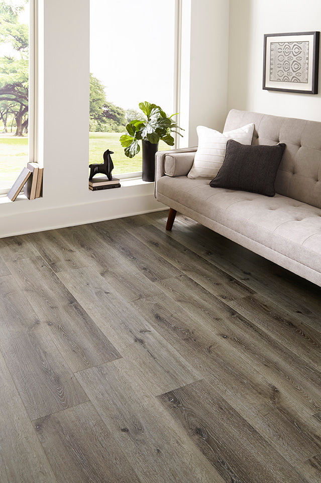 Rigid Core Vinyl Plank - Restoration Gray